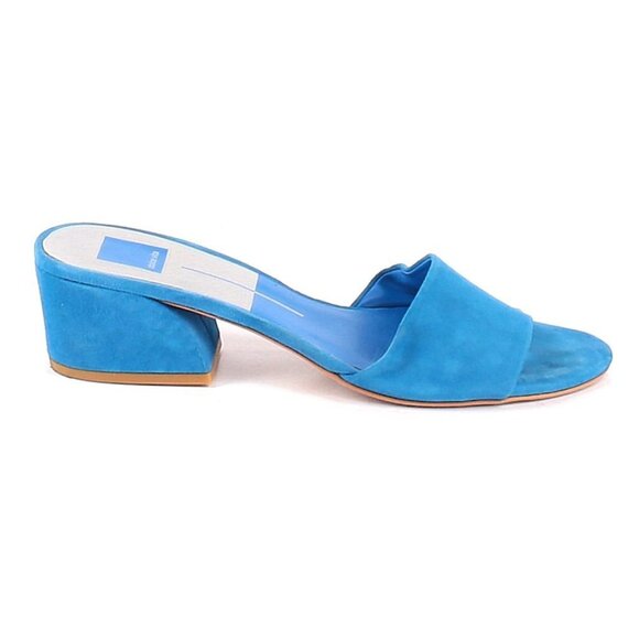 Dolce Vita Shoes - Blue Suede Slides